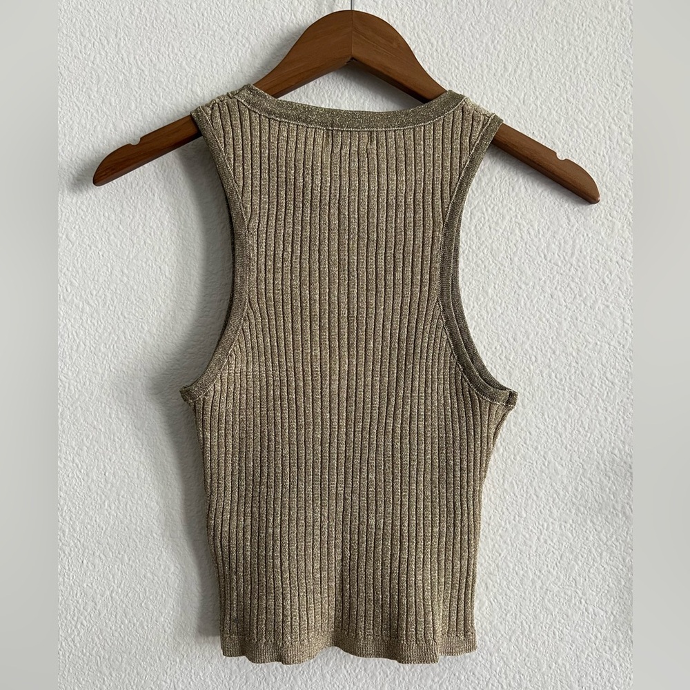 Superdown Sonya Rib Sweater Tank (L) - Picture 3 of 5